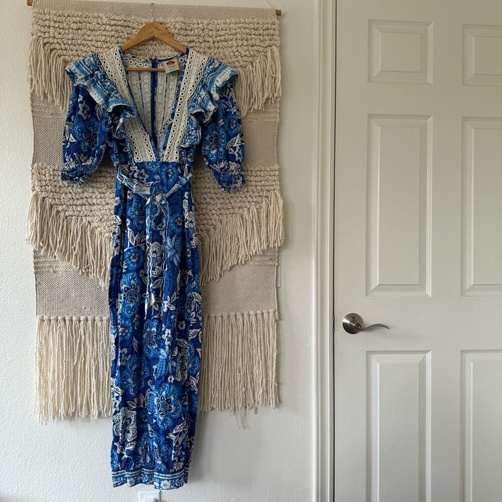 Farm Rio Full of Flowers Jumpsuit
